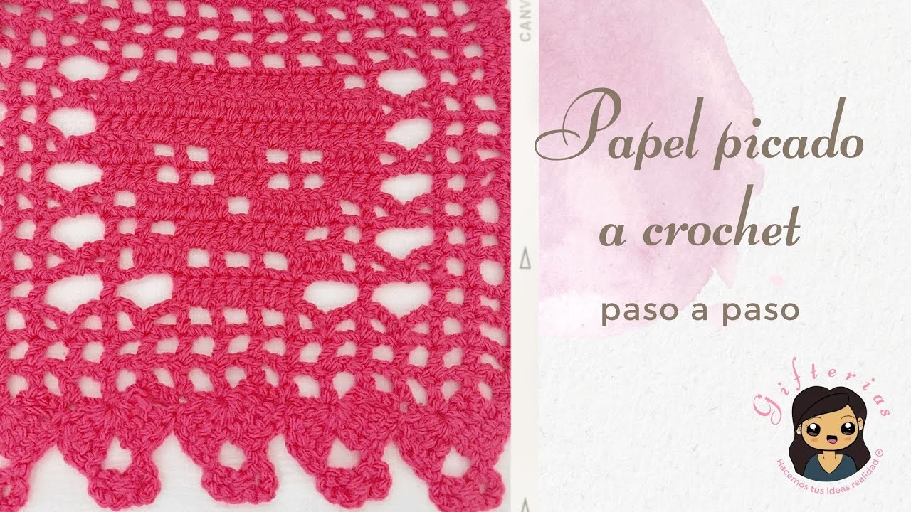 Papel Picado|PASO A PASO| Crochet fácil