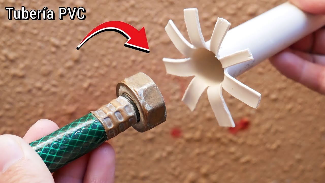 Pocos Plomeros Aplican Está Técnica Para Conectar Una Manguera a un Tubo PVC sin Rosca