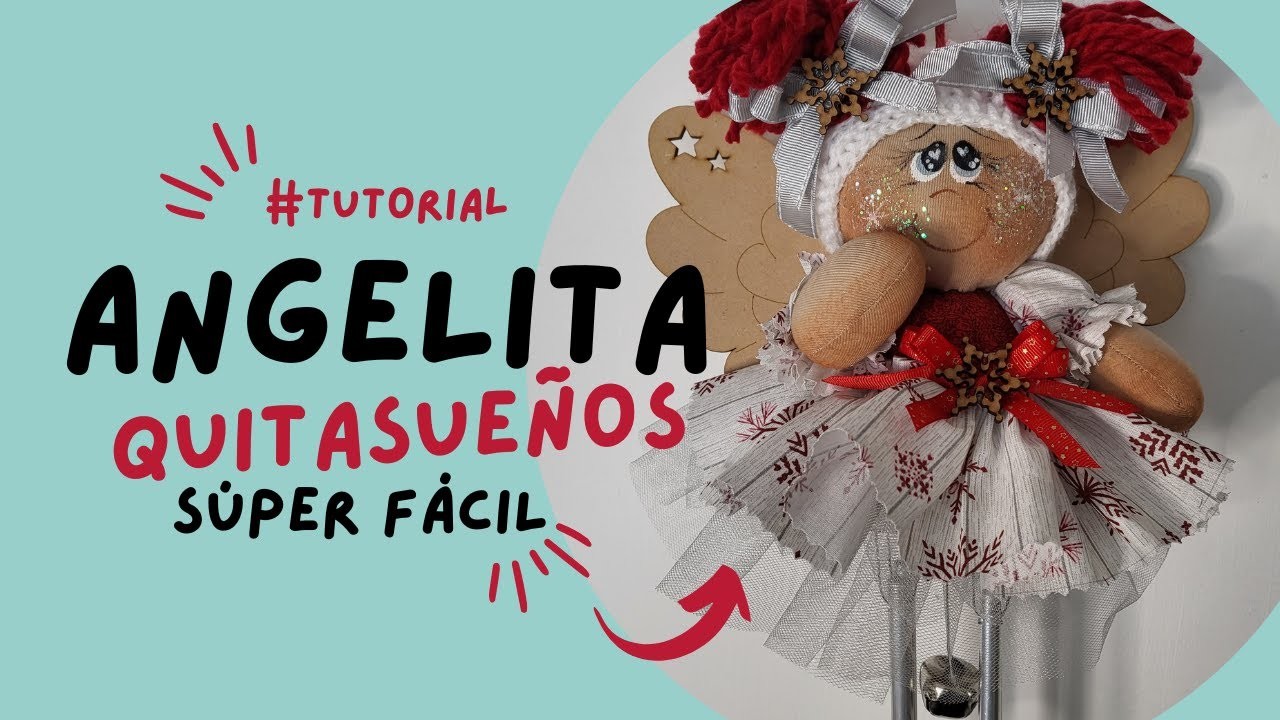 #TUTORIAL ANGELITA QUITASUEÑOS | Muñecos, manualidades, decoración | Karitas Perú