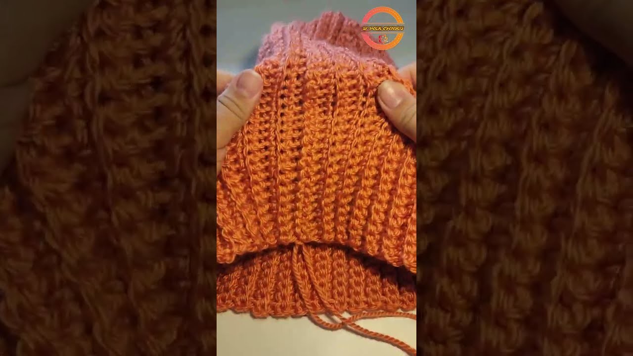 Cierre invisible para gorros tejidos a crochet #crochet #knitting #shorts