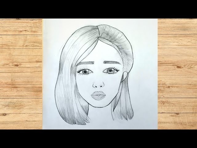 Como Dibujar Una Chica Hermosa || Dibujo Fácil || Dibujo De Una Chica A ...