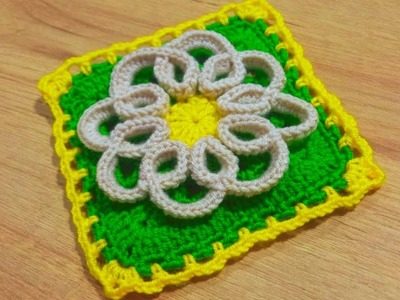 ???? RETO Bolso con Grannys Flor Filigrana a Crochet 1.2