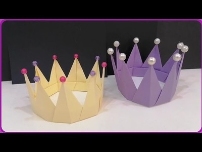 Como hacer una Corona de papel - Corona de papel origami
