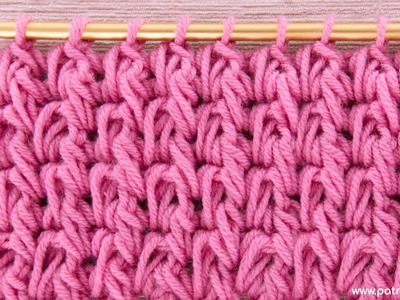 Cómo Tejer el Nuevo Punto Tunecino Pluma de Crochet Tunecino un Punto Tupido, Único y Diferente