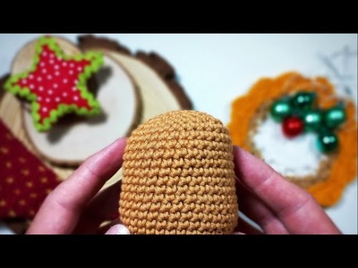 DIY Gnomo Navideño amigurumi Parte 1 tutorial crochet.ganchillo - Adorno navidad