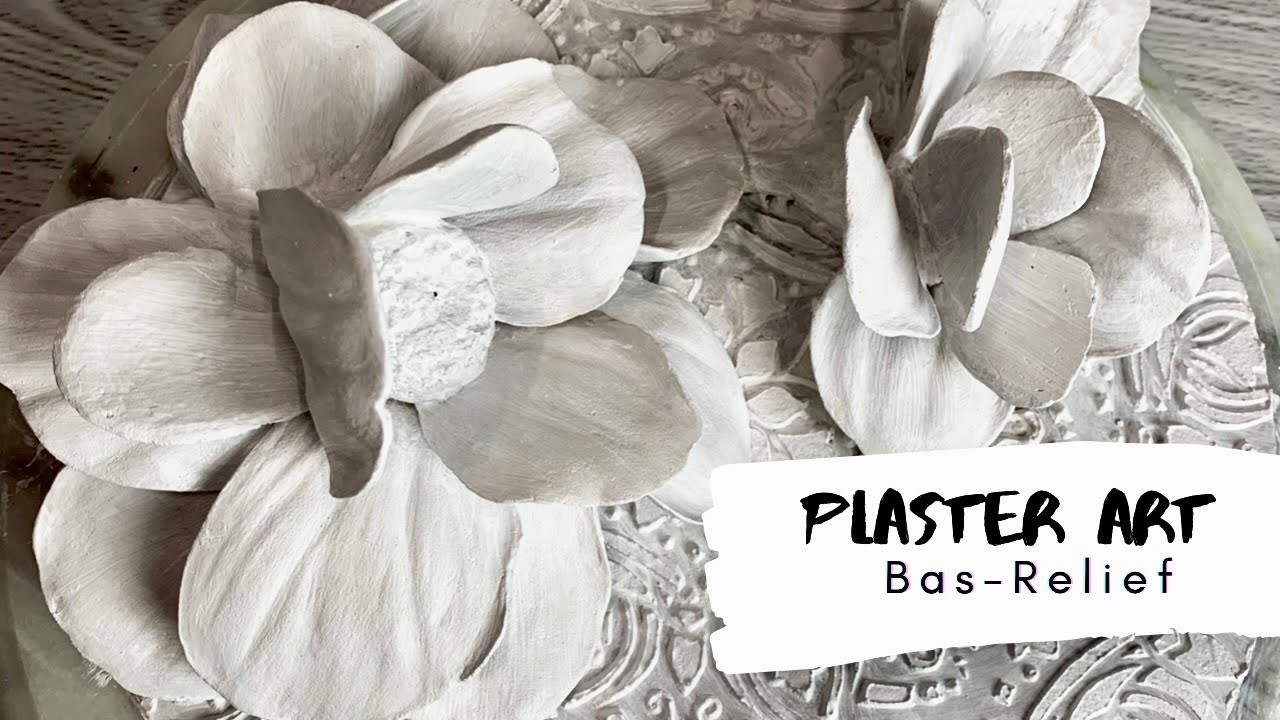 Flores con yeso - Facilísimo ????