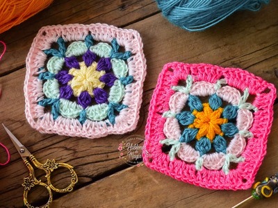 ( Granny primaveral) Técnicas , Crochet y muchos Tips