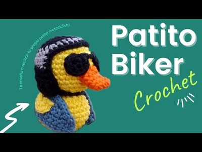 Teje tu propio patito biker ☀️ paso a paso ☀️ tutorial a crochet 1.2