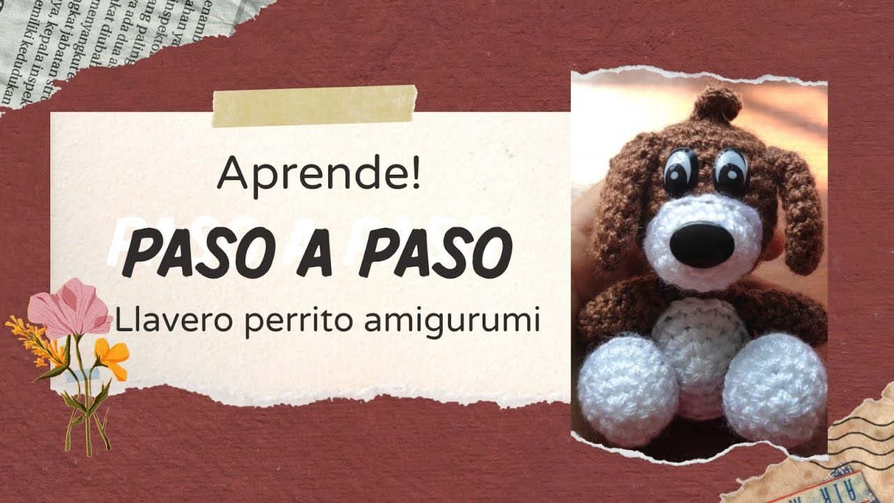 ????❣️▶️PERRITO TEJIDO A CROCHET◀️????❣️  LLAVERO