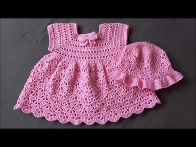 Sombrerito a crochet abanicos para bebe de 3 a 6 meses #tejidosbebe #bebecrochet
