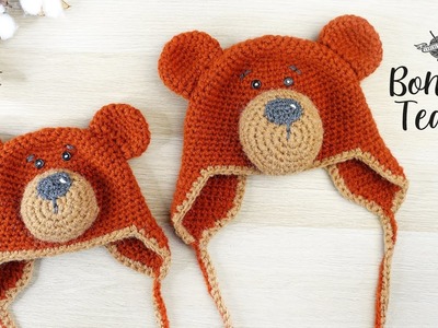 Crochet Bonnet Teddy Bear | Tuto ourson | Guide des tailles