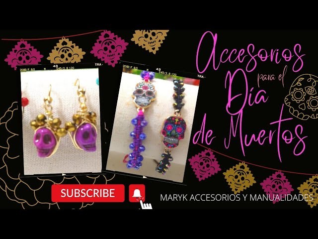 #diy 2 ideas padrísimas y faciles de hacer accesorios para el #diademuertos ???? #tutorial #pasoapaso
