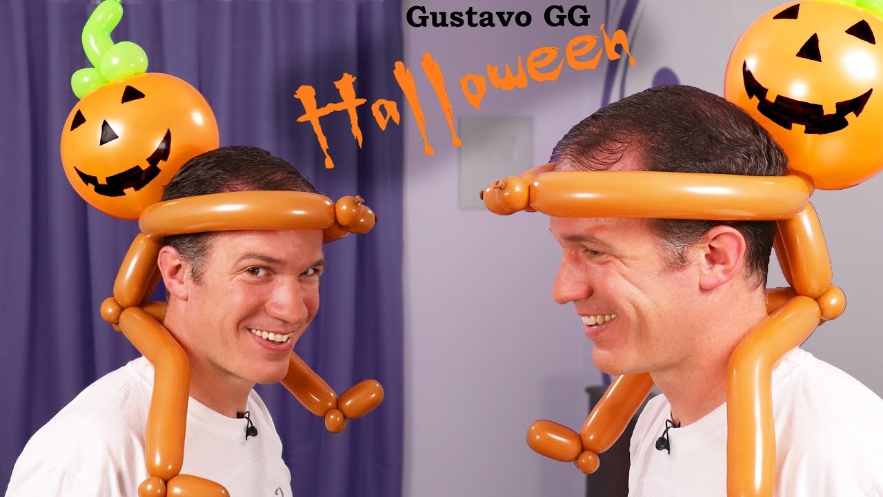 DIY HALLOWEEN ???????? ( hombre calabaza) calabaza de halloween DIY - gustavo gg
