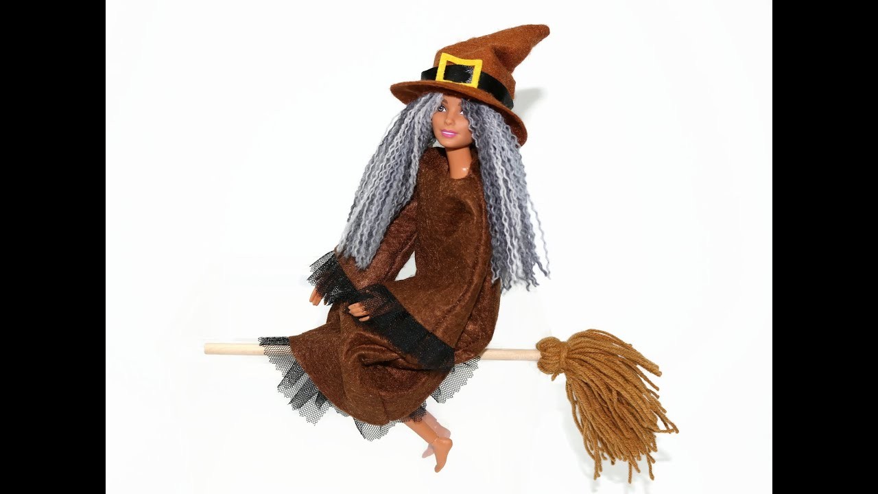 DIY Miniature Craft - Halloween Witch Costume