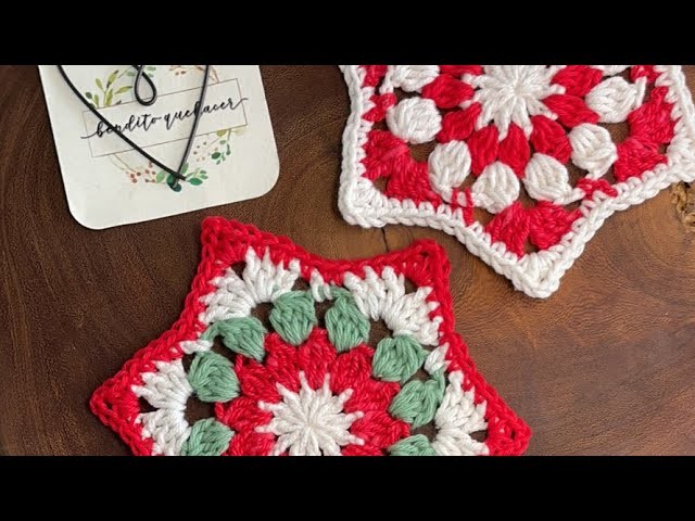 Estrellas de Navidad en Crochet | Ganchillo | Tutorial | Bendito Quehacer