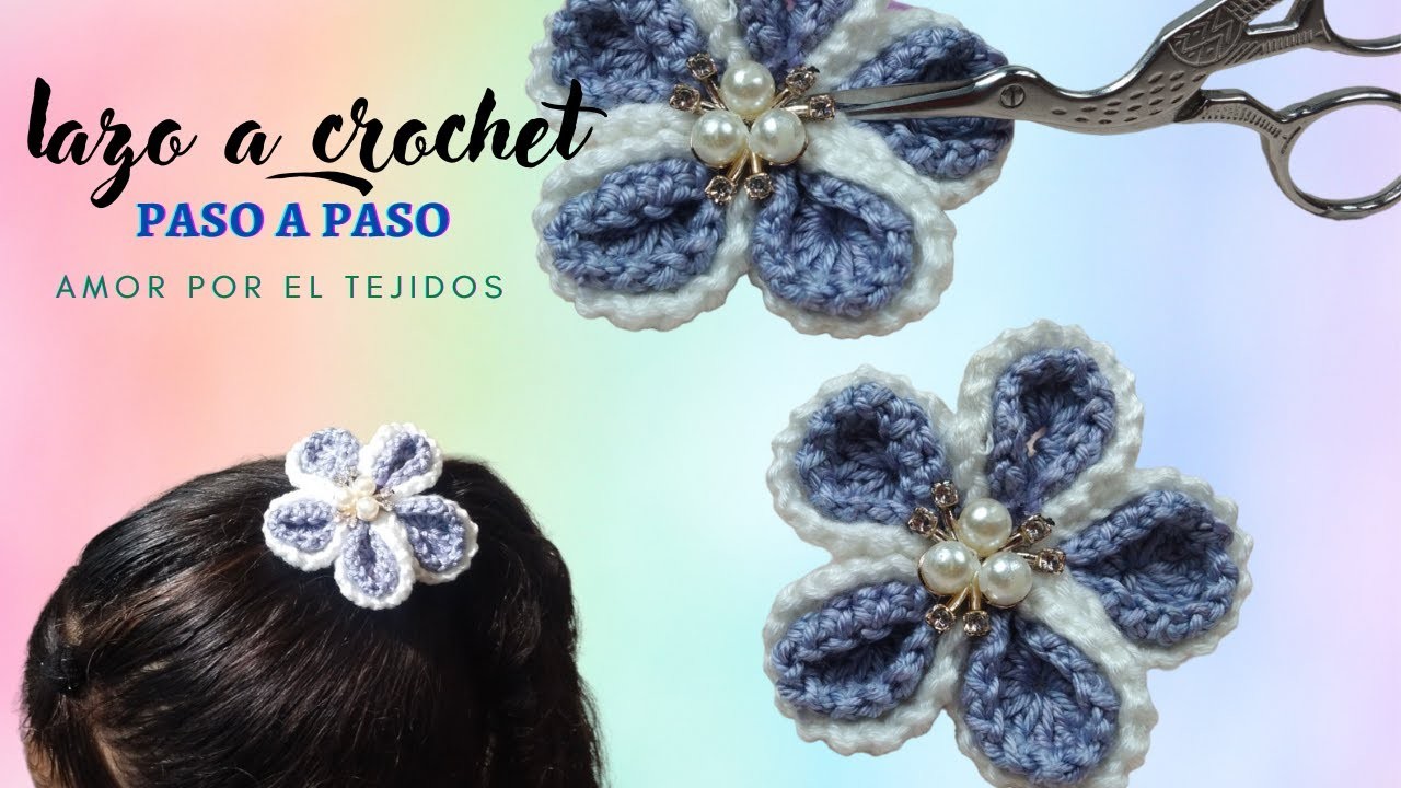 HERMOSO LAZO COLETERO tejidos a crochet. how to crochet for beginners