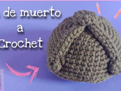 PAN DE MUERTO A CROCHET ????????️| TUTORIAL DÍA DE MUERTOS
