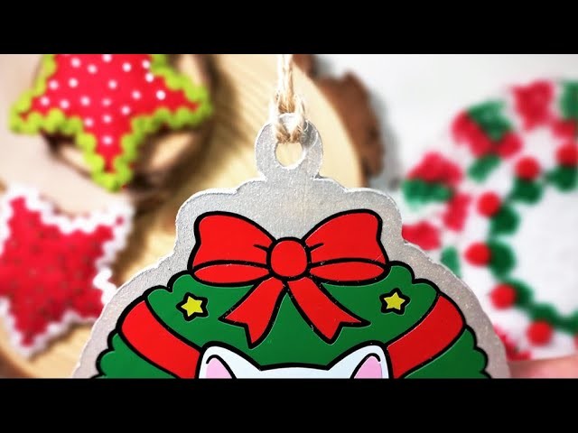 Precioso adorno para los amantes de los gatos - DIY adornos de navidad