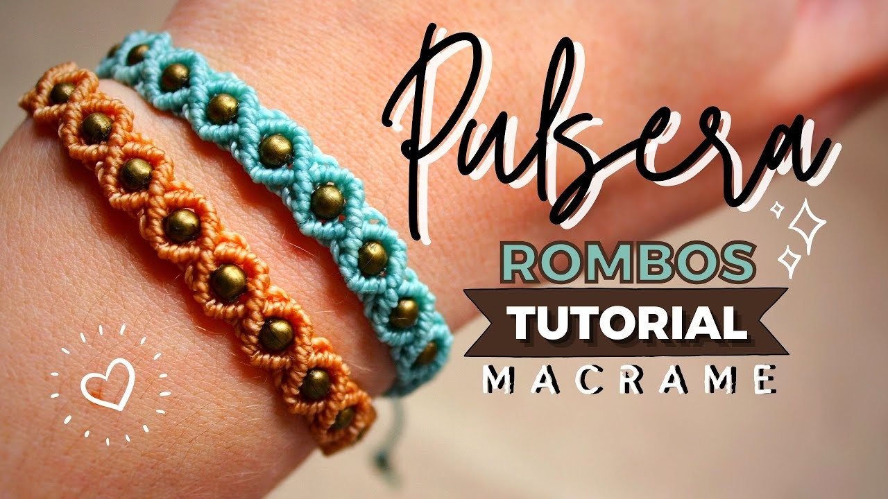 ???? PULSERA DE HILO FÁCIL Y RÁPIDA ???? ʀᴏᴍʙᴏs #7 | Tutorial paso a paso????​ DIY Macramé