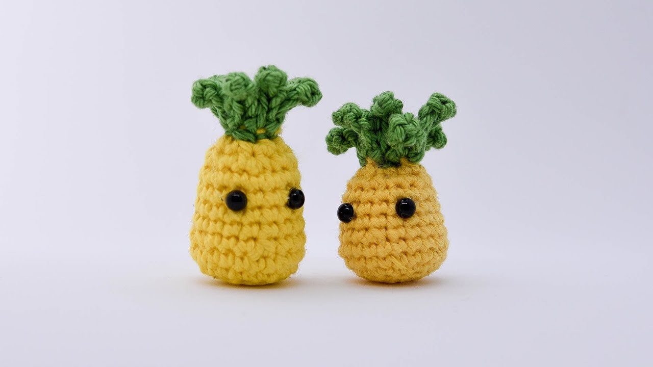 Amigurumi | como hacer una piña en crochet | Bibi Crochet