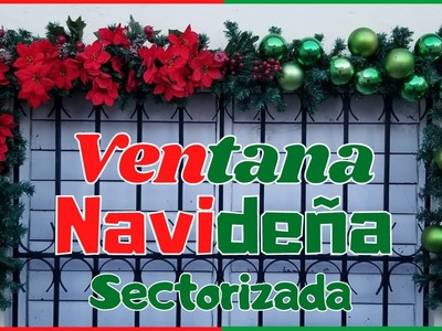 COMO DECORAR UNA VENTANA PARA NAVIDAD DECORACIONES NAVIDEÑAS 2022 EN VENTANAS MANUALIDADES NAVIDEÑAS