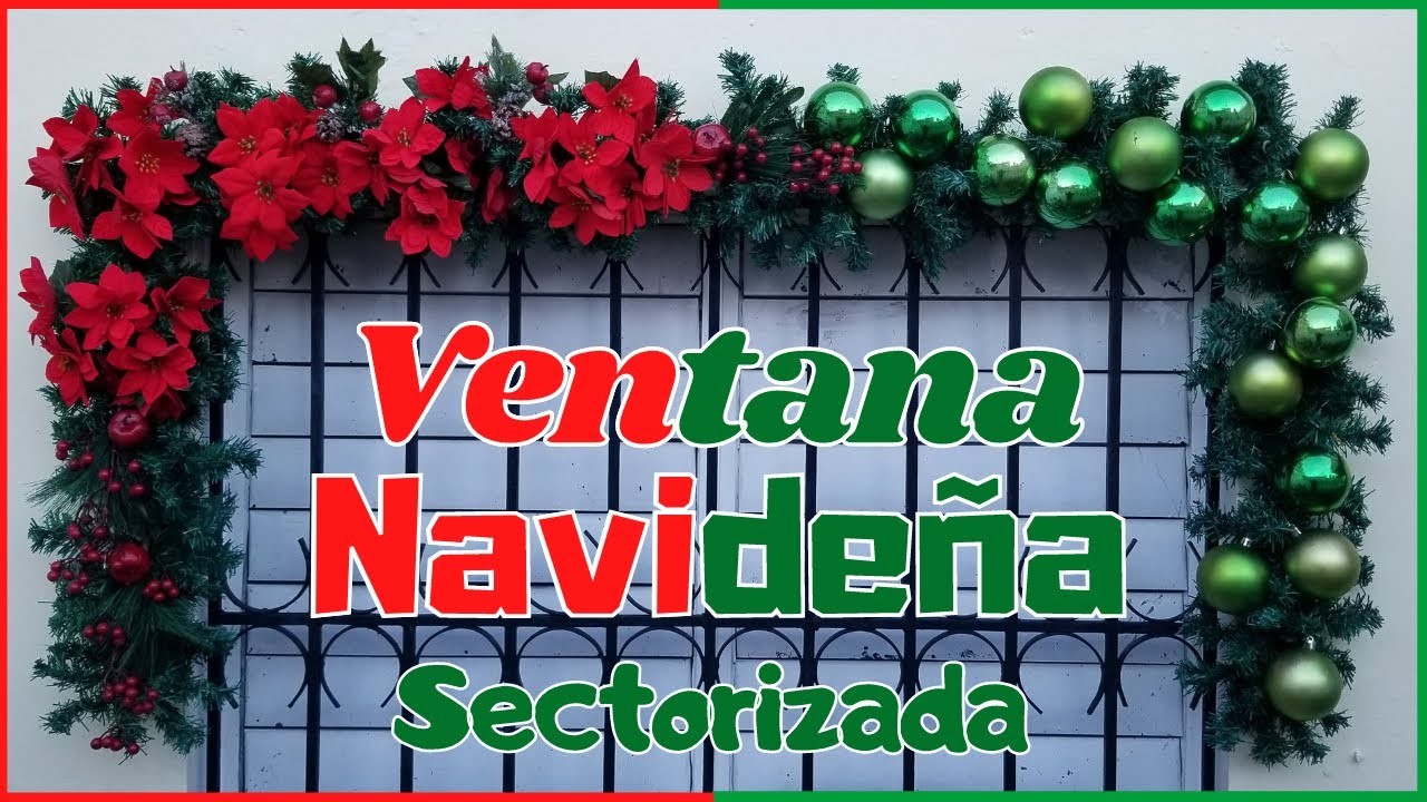 COMO DECORAR UNA VENTANA PARA NAVIDAD DECORACIONES NAVIDEÑAS 2022 EN VENTANAS MANUALIDADES NAVIDEÑAS