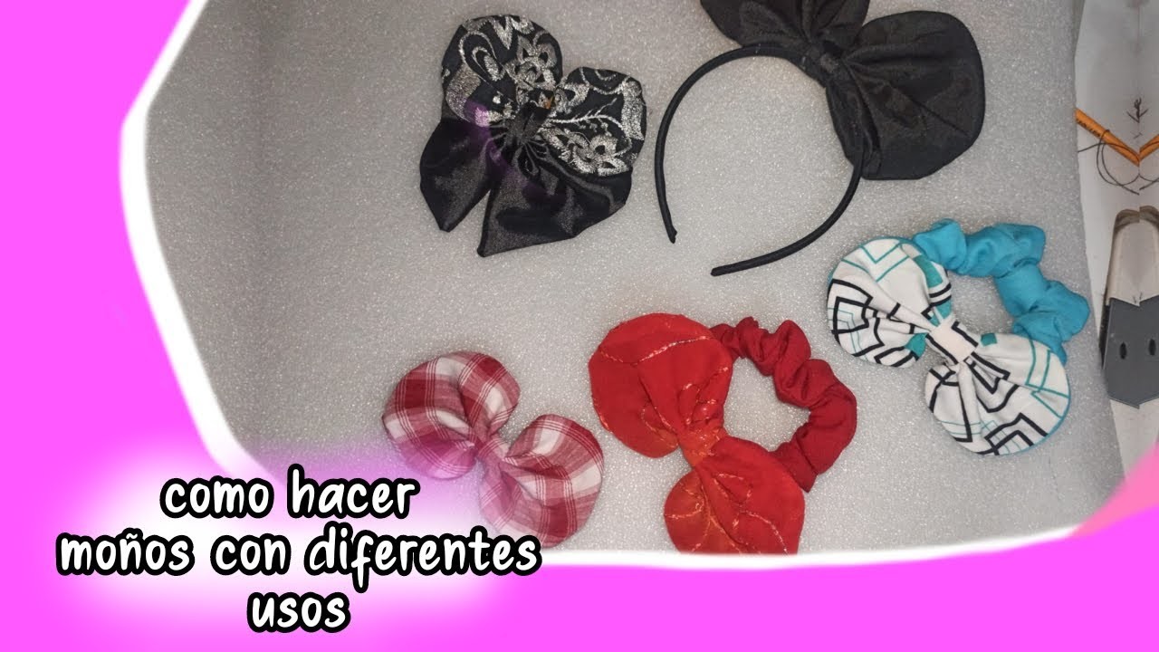 Gane dinero haciendo y vendiendo moños de tela ????????????