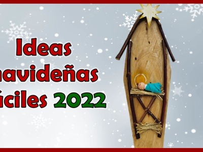 IDEAS NAVIDEÑAS FÁCILES DE HACER 2022. Manualidades navideñas con reciclaje para vender