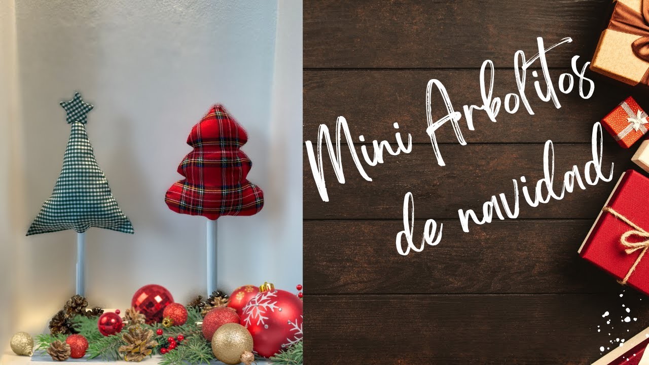 Mini pine tree | adornos navideños 2023| Christmas DIY | Manualidades Fáciles | PINO NAVIDEÑO