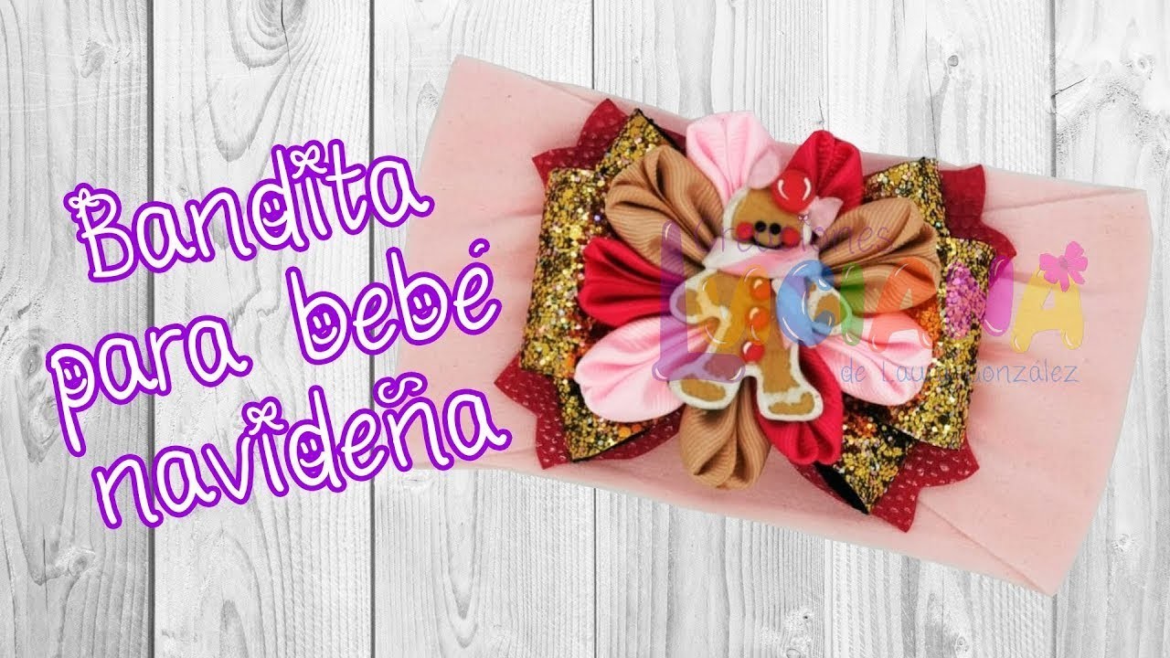 MIS VIDEOS TOP Cómo hacer una bandita de bebé navideña.