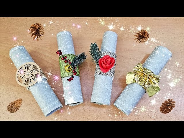 Servilleteros navideños facilísimos y rápidos. ¡Vamos!