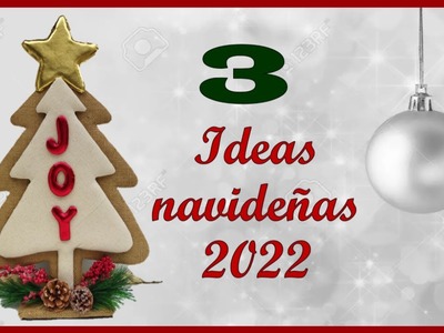 3 LINDAS IDEAS NAVIDEÑAS CON RECICLAJE 2022. Adornos navideños para hacer y vender