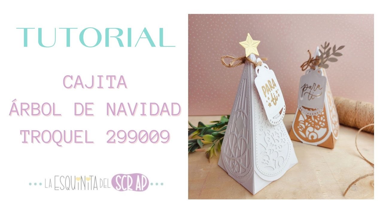 Cajita Árbol de Navidad ????✨️ Tutorial Scrapbook! ????