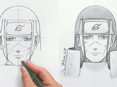 Como dibujar a HASHIRAMA SENJU paso a paso - Naruto