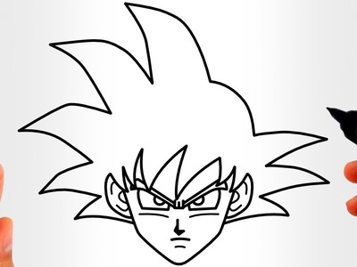 COMO DIBUJAR ANIME: COMO DIBUJAR A GOKU (Paso a Paso Fácil)