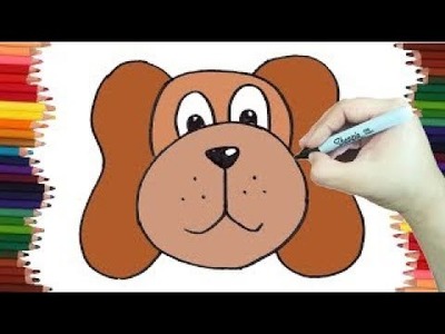 Como dibujar un perro paso a paso | Cómo dibujar Animales para niños