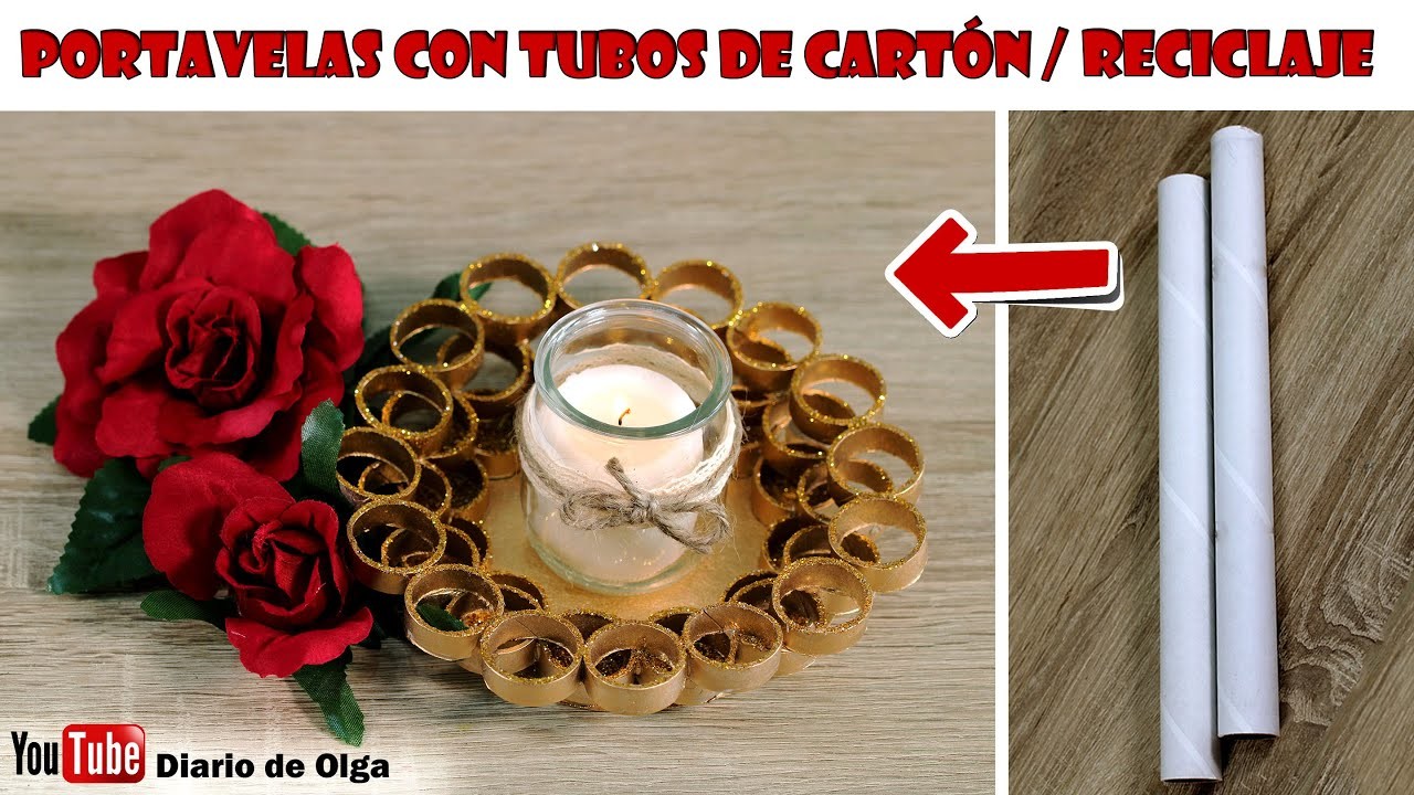 VAMOS A DECORAR NUESTRAS CASAS CON  POCO  DINERO RECICLANDO FACIL Y  ECONOMICO. PORTAVELAS