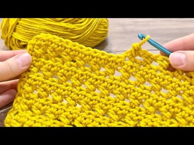 Amazing!???? Cómo tejer a crochet para principiantes. Ganchillo muy hermoso