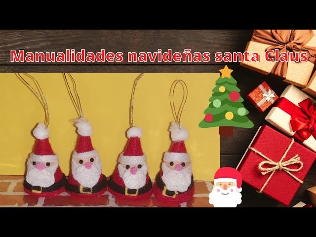 ????COMO HACER UN SANTA CLAUS ???? ADORNOS NAVIDEÑOS MUY BONITOS❤️ MANUALIDADES NAVIDEÑAS CON RECICLAJE ❤️