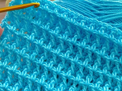 How to Crochet waffle stitch???? Ganchillo muy hermoso. Cómo tejer una manta de bebé a crochet
