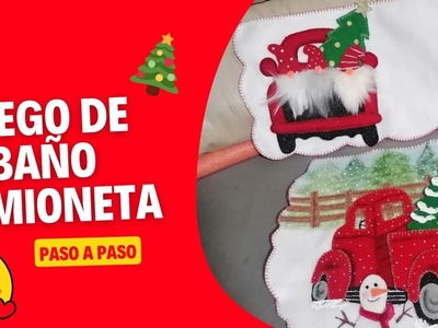 Juego de baño camioneta