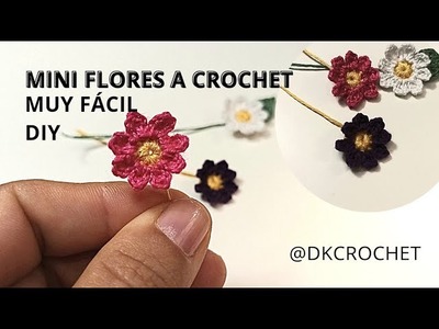 Las Mini flores que estabas buscando a crochet ????Tutorial muy fácil DIY