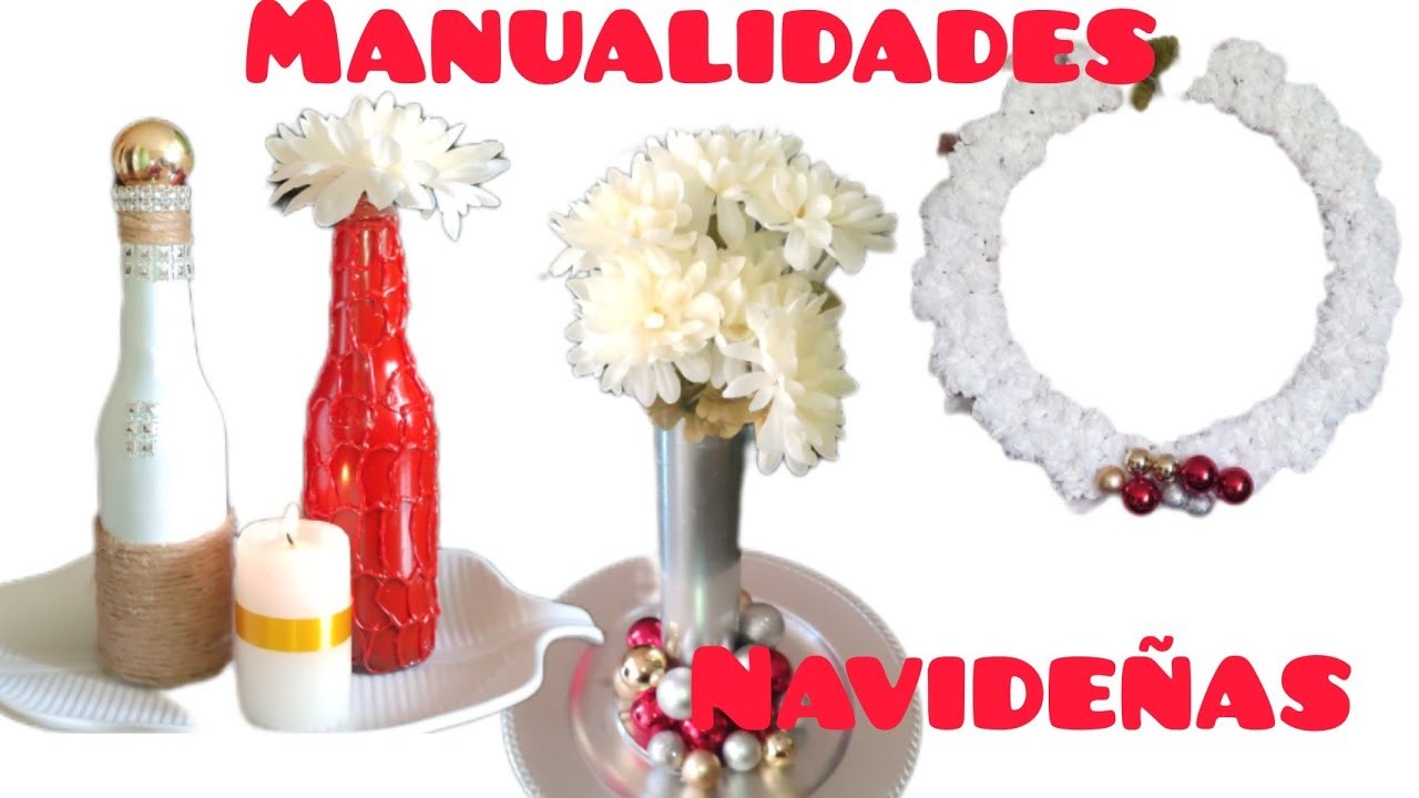 Manualidades para navidad ☺️#navidad  #reciclaje