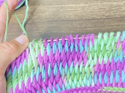 Míralo ya PUEDES APRENDER FÁCIL  hermoso  punto ￼de crochet tunecino
