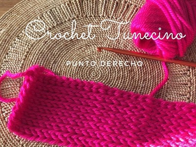 Como hacer PUNTO DERECHO |CROCHET TUNECINO