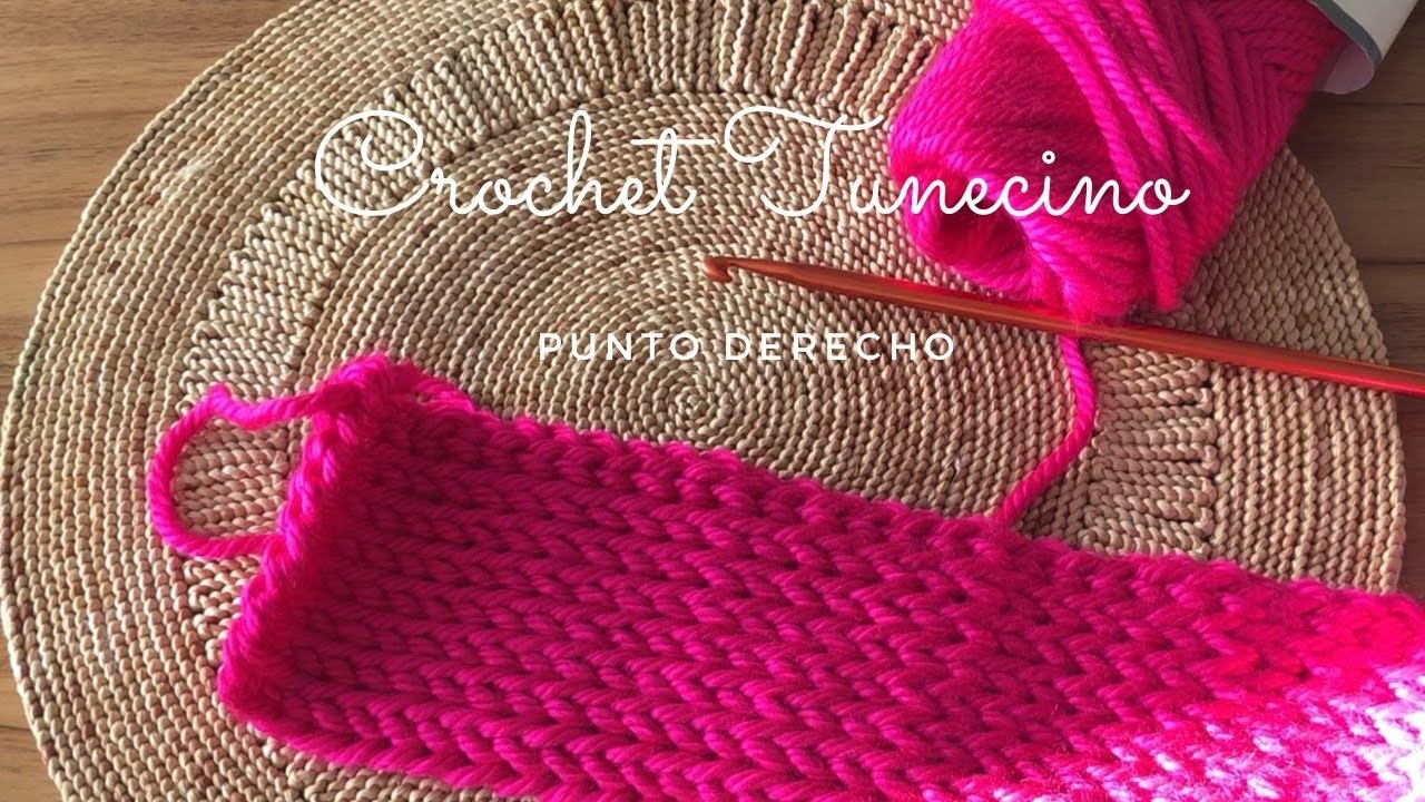 Como hacer PUNTO DERECHO |CROCHET TUNECINO
