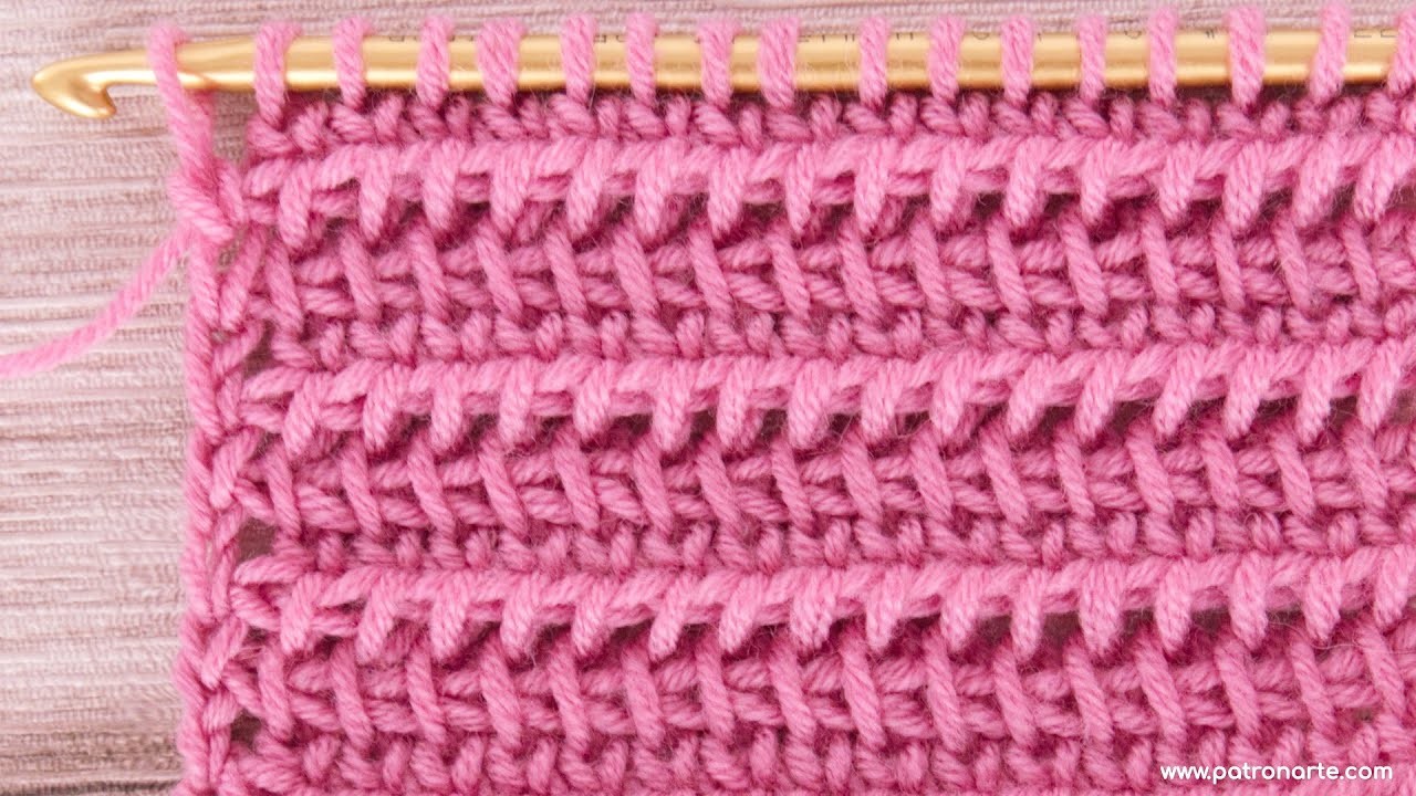 Cómo Tejer Punto Tunecino Fácil, Ligero y No Se Enrolla | Aprende Los Secretos del Crochet Tunecino