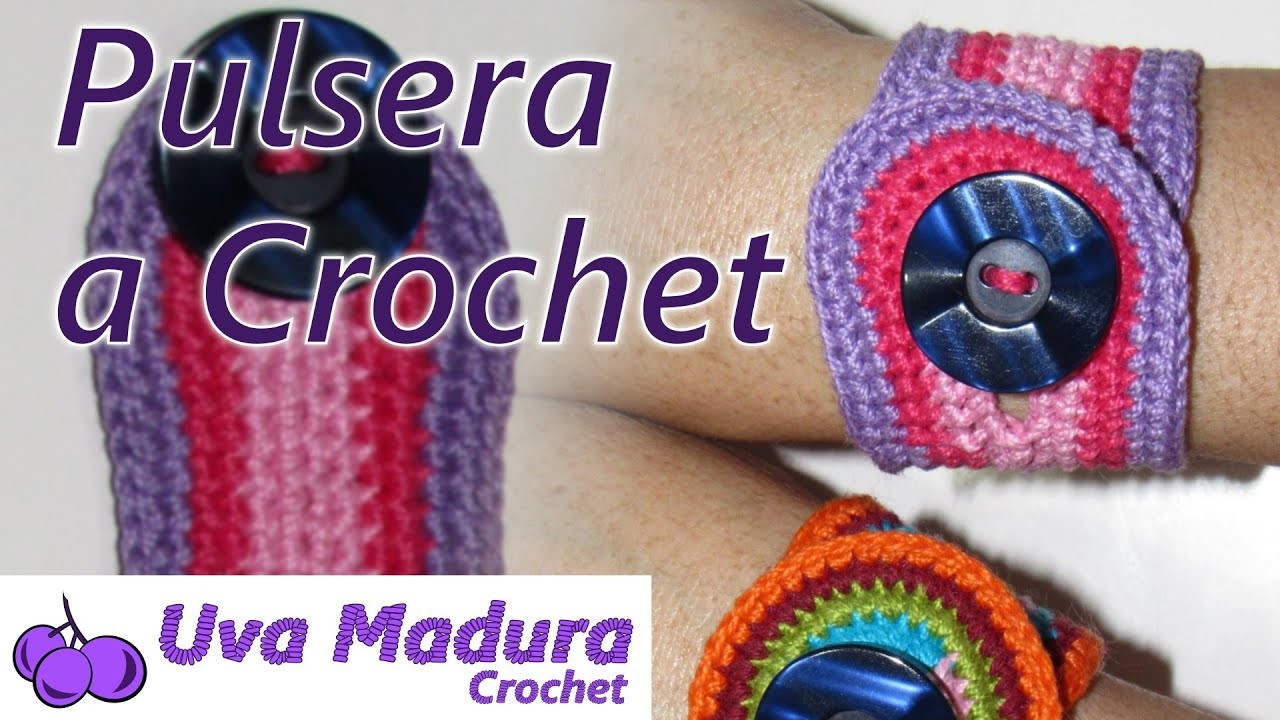 Pulsera a CROCHET Paso a Paso Punto Bajo