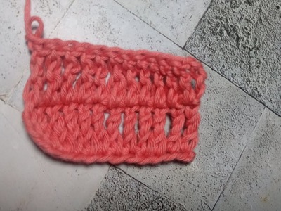 ???? Te servirá para cualquier proyecto que quieras hacer!!! PUNTO ALTO DOBLE PARA PRINCIPIANTES.