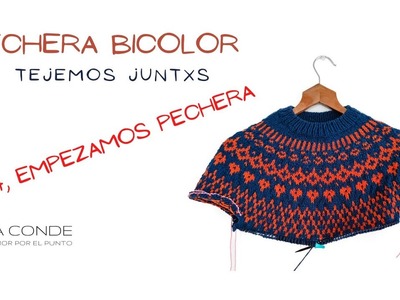 Tejer Pechera Bicolor Top-Down, 4